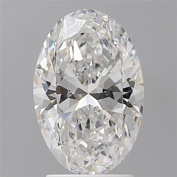 2.60 ct. oval Lab Grown Diamond front image