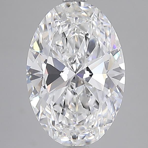 4.02 ct. oval Lab Grown Diamond front image