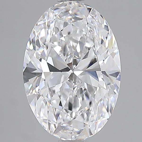 3.01 ct. oval Lab Grown Diamond front image