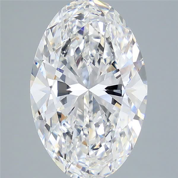 4.05 ct. oval Lab Grown Diamond front image