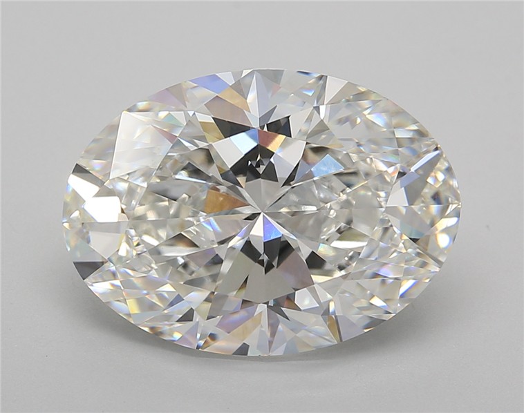 7.02 ct. oval Lab Grown Diamond front image