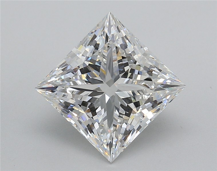 4.02 ct. princess Lab Grown Diamond front image