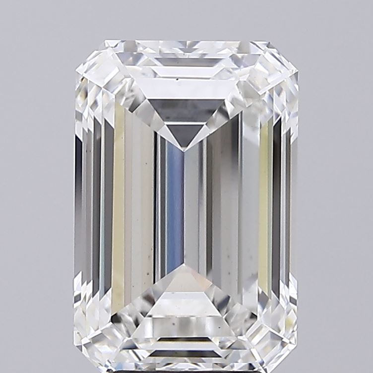 5.04 ct. emerald Lab Grown Diamond front image