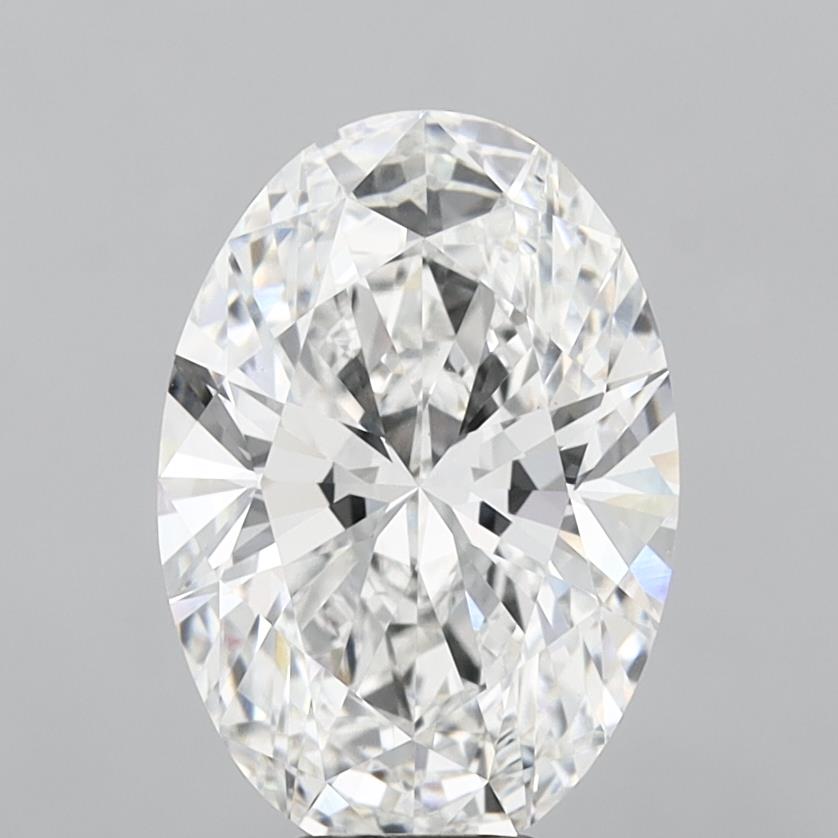7.02 ct. oval Lab Grown Diamond front image