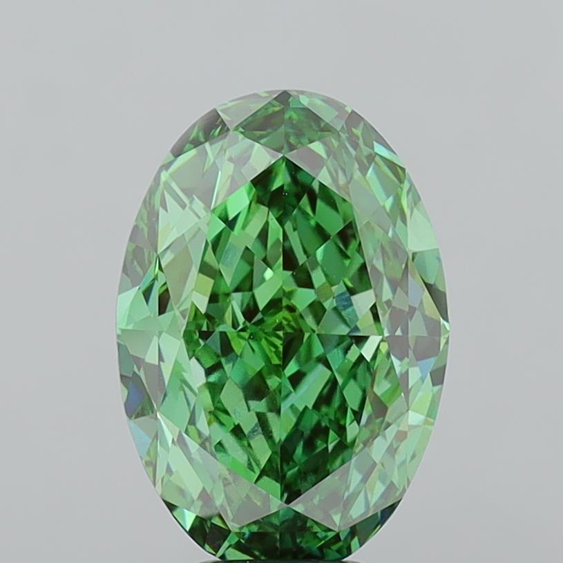 6.58 ct. oval Lab Grown Diamond front image