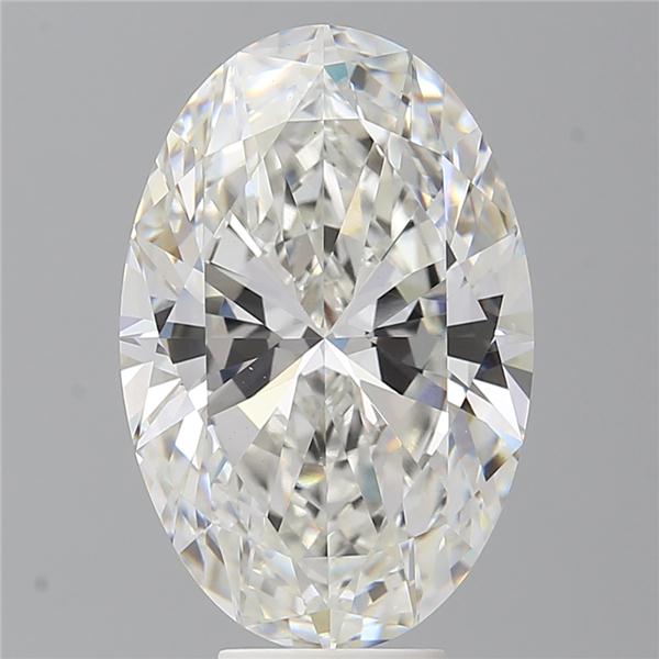 7.59 ct. oval Lab Grown Diamond front image