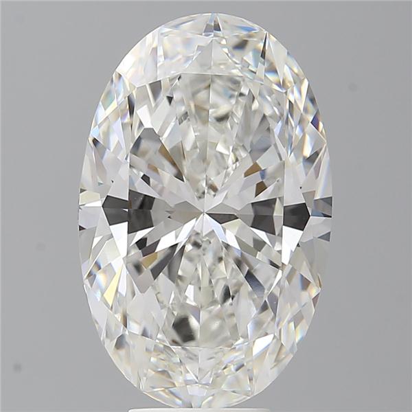 7.54 ct. oval Lab Grown Diamond front image