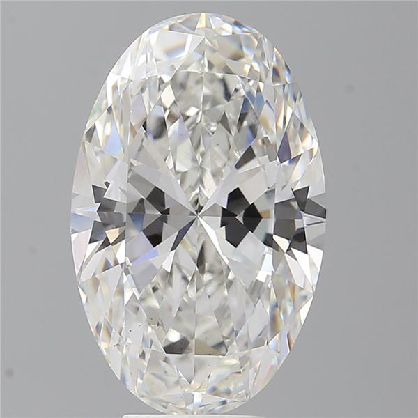 7.05 ct. oval Lab Grown Diamond front image