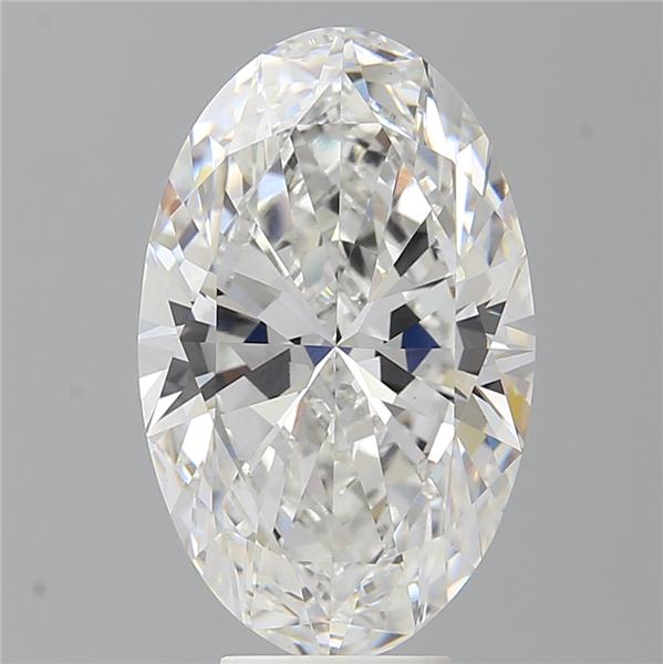 6.60 ct. oval Lab Grown Diamond front image