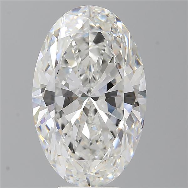 7.55 ct. oval Lab Grown Diamond front image