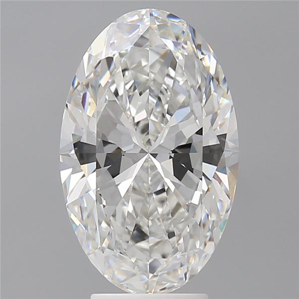 4.58 ct. oval Lab Grown Diamond front image