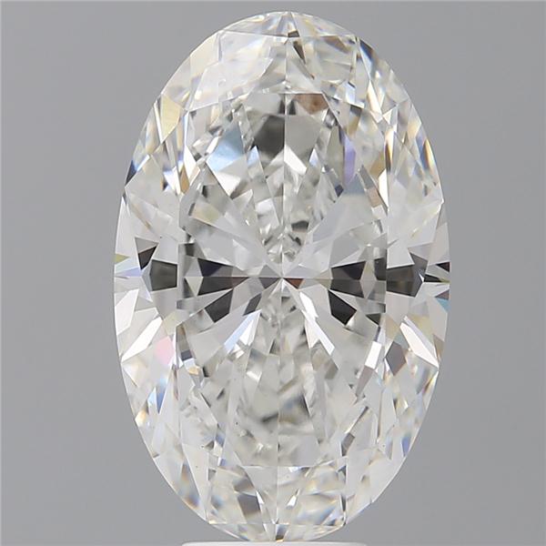 7.57 ct. oval Lab Grown Diamond front image