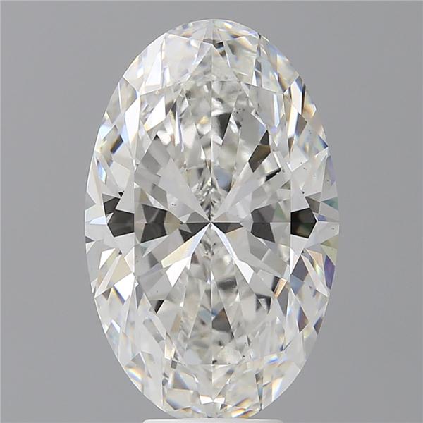 7.57 ct. oval Lab Grown Diamond front image