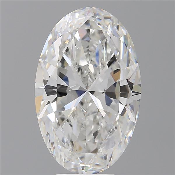 6.60 ct. oval Lab Grown Diamond front image