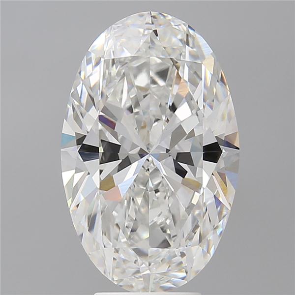 6.05 ct. oval Lab Grown Diamond front image