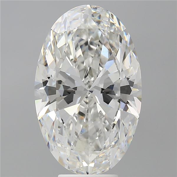 7.56 ct. oval Lab Grown Diamond front image