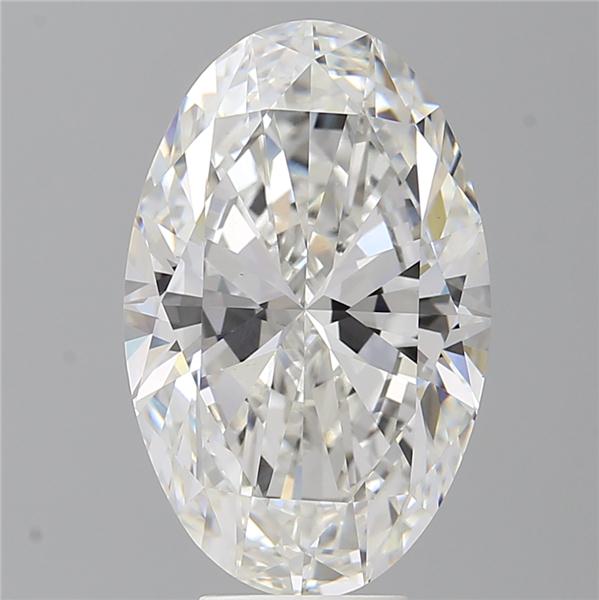7.02 ct. oval Lab Grown Diamond front image