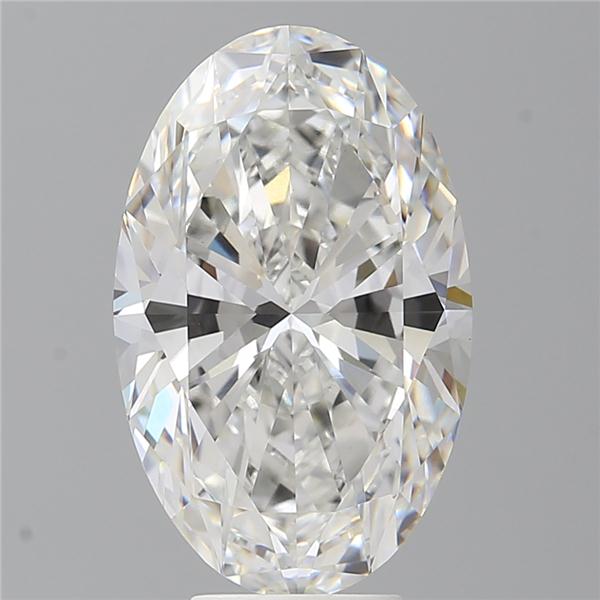 6.55 ct. oval Lab Grown Diamond front image