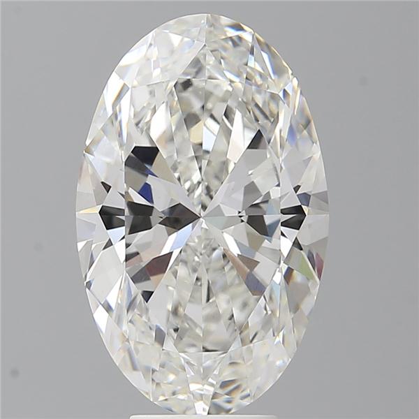 6.54 ct. oval Lab Grown Diamond front image