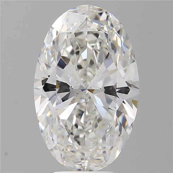 6.58 ct. oval Lab Grown Diamond front image