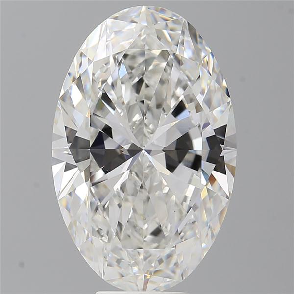 9.57 ct. oval Lab Grown Diamond front image