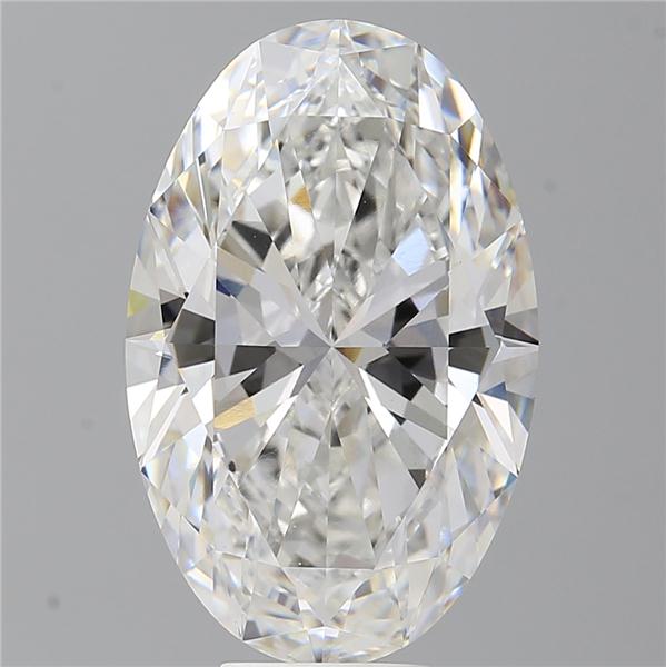 9.60 ct. oval Lab Grown Diamond front image