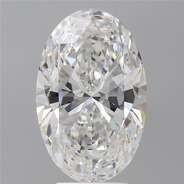 4.58 ct. oval Lab Grown Diamond front image