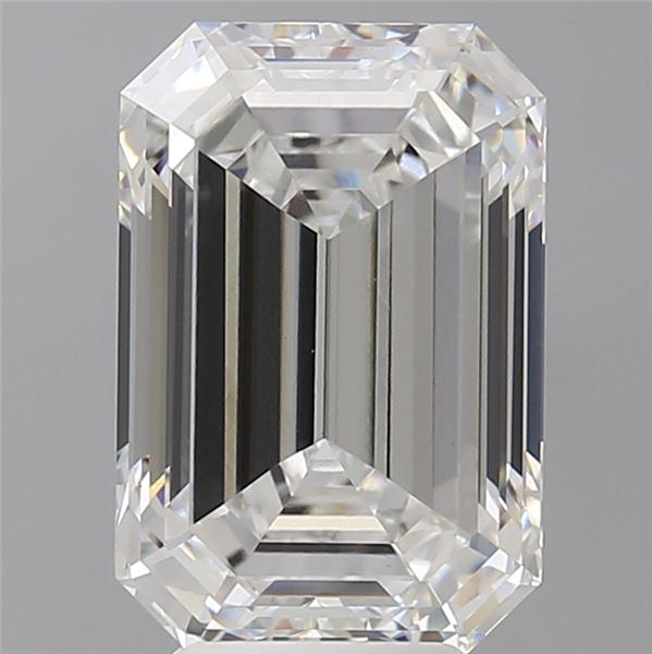 5.60 ct. emerald Lab Grown Diamond front image