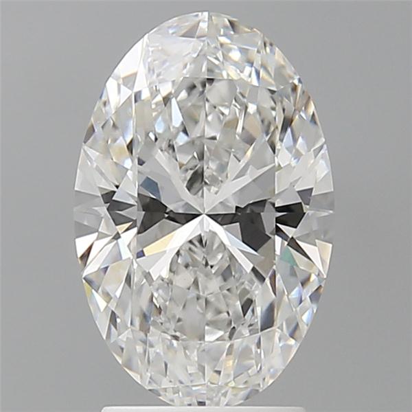 2.60 ct. oval Lab Grown Diamond front image
