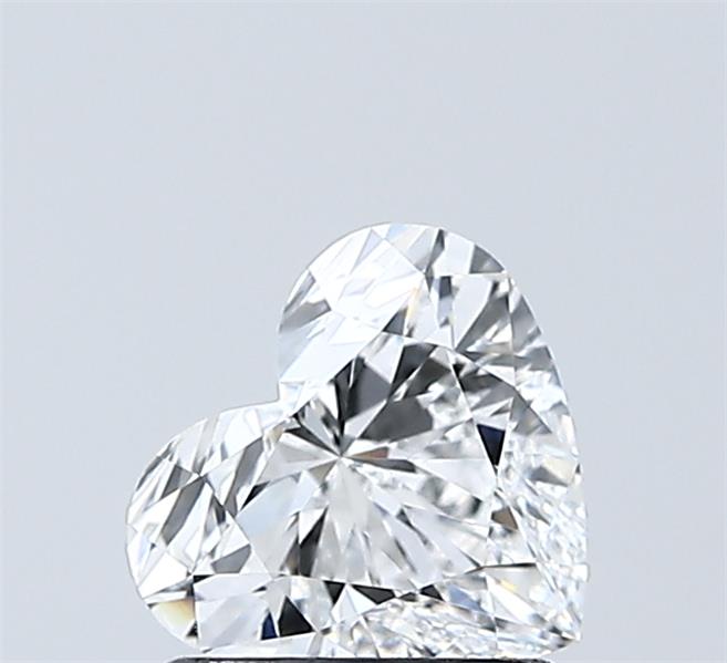 1 carat d VVS2 EX Cut IGI heart diamond