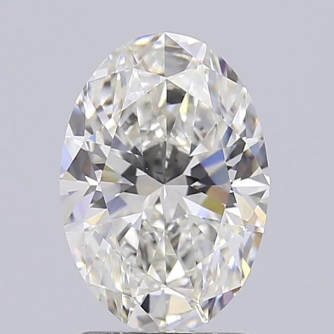 1.70 ct. oval Lab Grown Diamond front image