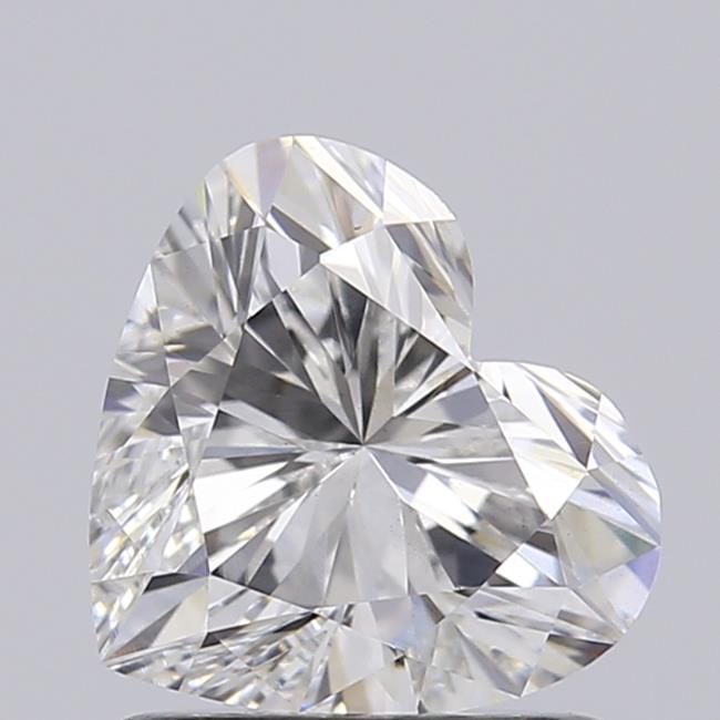 1.06 carat f VS1 EX Cut IGI heart diamond