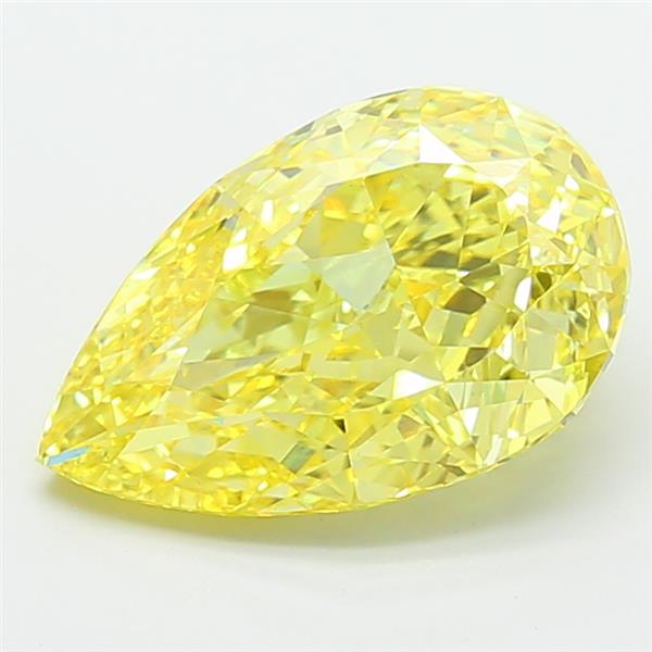 7.01 ct. pear Lab Grown Diamond front image