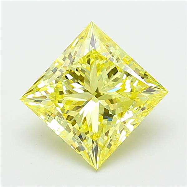 5.02 ct. princess Lab Grown Diamond front image