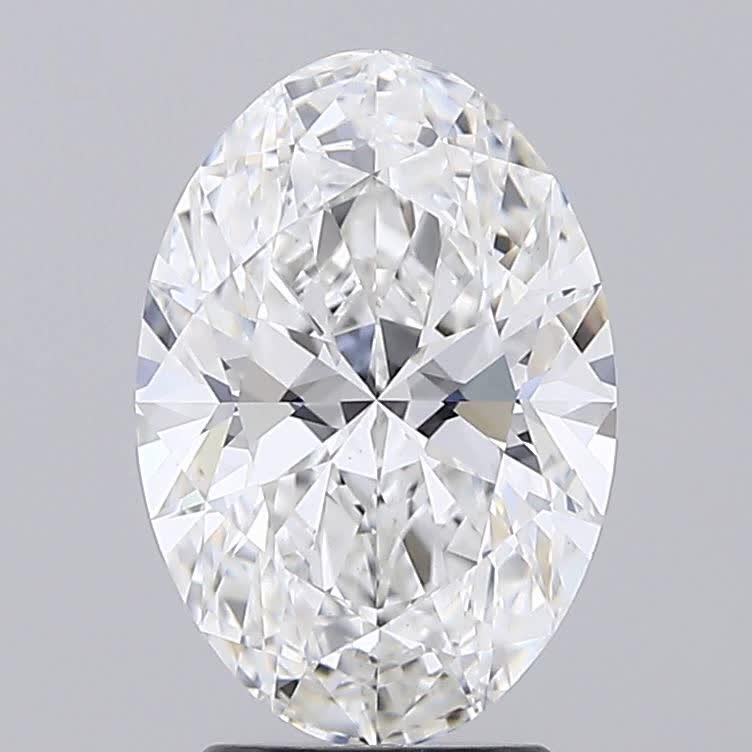 3.05 ct. oval Lab Grown Diamond front image