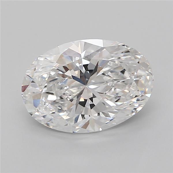 2.75 ct. oval Lab Grown Diamond front image