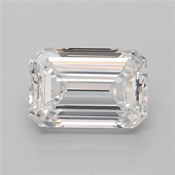 6.08 ct. emerald Lab Grown Diamond front image