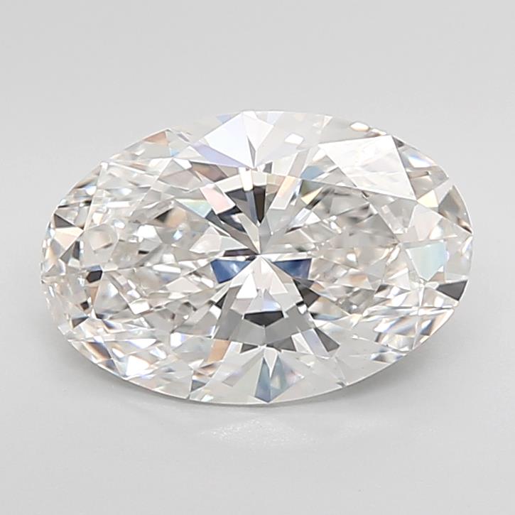 3.75 ct. oval Lab Grown Diamond front image