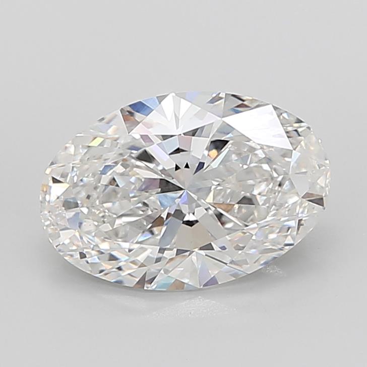 6.10 ct. oval Lab Grown Diamond front image