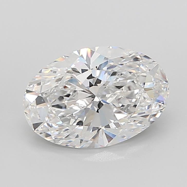 6.07 ct. oval Lab Grown Diamond front image