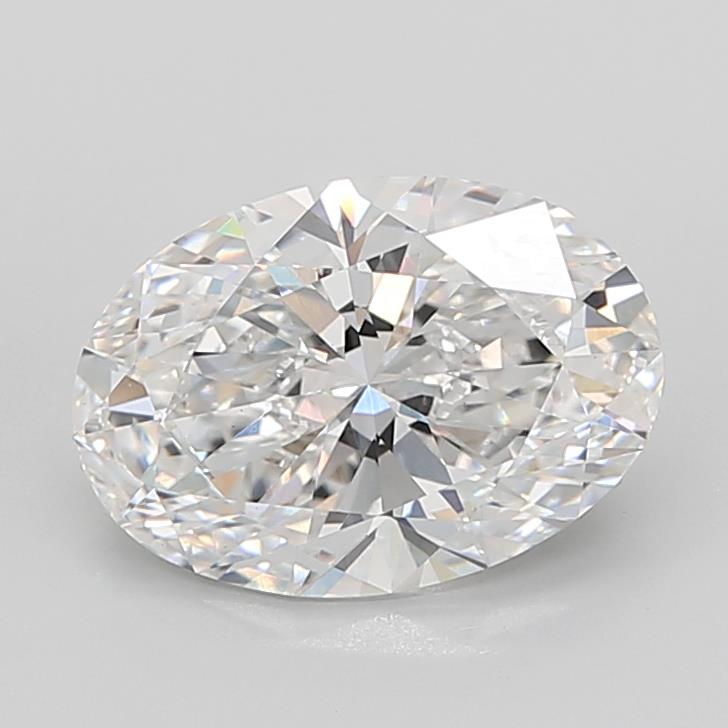 7.09 ct. oval Lab Grown Diamond front image