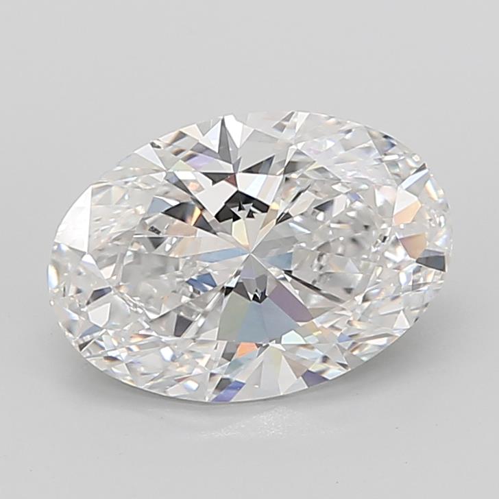 6.07 ct. oval Lab Grown Diamond front image