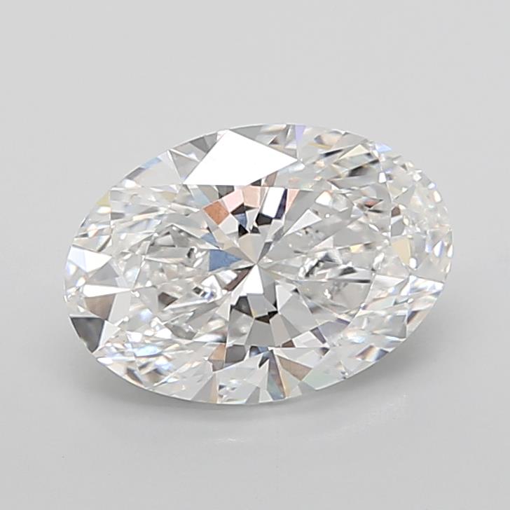 6.05 ct. oval Lab Grown Diamond front image