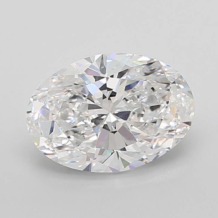 6.04 ct. oval Lab Grown Diamond front image