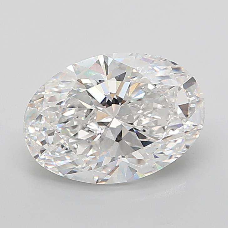 7.08 ct. oval Lab Grown Diamond front image