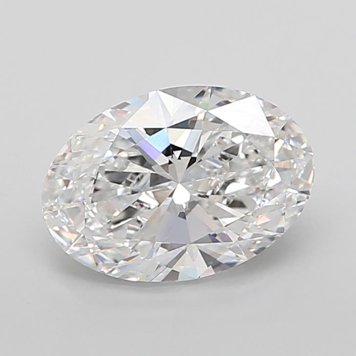 6.08 ct. oval Lab Grown Diamond front image