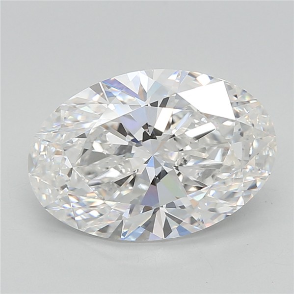 3.02 ct. oval Lab Grown Diamond front image