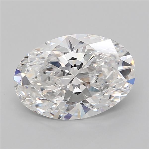 3.07 ct. oval Lab Grown Diamond front image