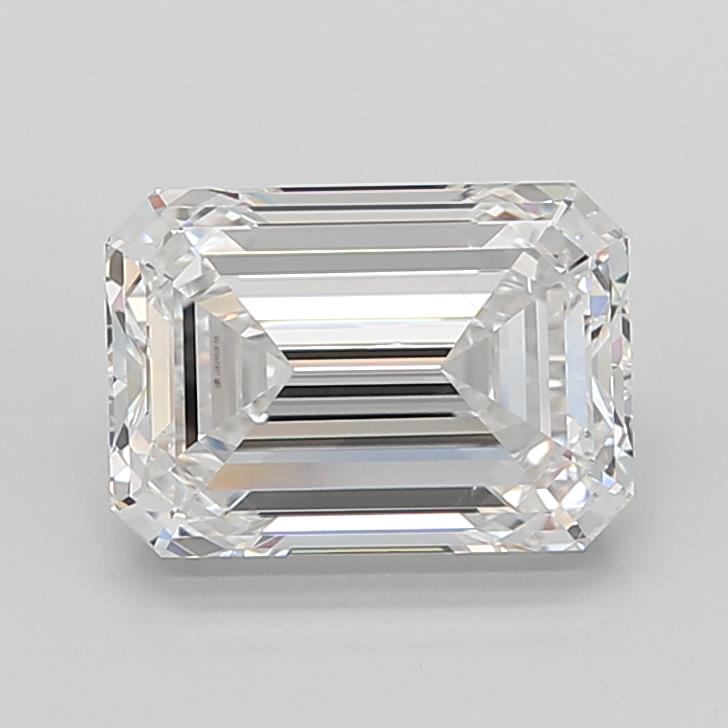 6.05 ct. emerald Lab Grown Diamond front image