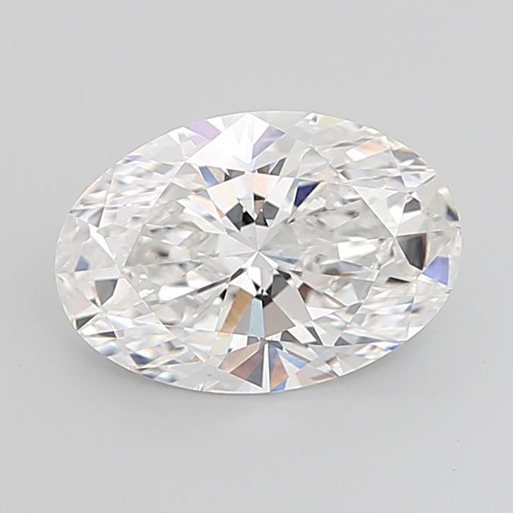 6.07 ct. oval Lab Grown Diamond front image